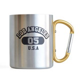 #127941 NMD ステンレスカラビナマグ LA(ロスアンジェルス) SV/GD 220ml