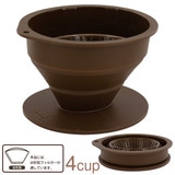 ���B���iviv�j �R���p�N�g�R�[�q�[�h���b�p�[ 4�J�b�v �I�[�o���^ �u���E��