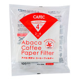 三洋 CAFEC アバカ 円すい形 コーヒーフィルター 2〜4杯用 (100枚) AC4-100W ホワイト