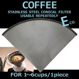 Cafemio �J�t�F�~�I �X�e�����X �R�j�J�� �R�[�q�[�t�B���^�[ Eco 1-6Cups