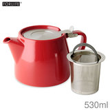 FORLIFE �t�H�[���C�t �X�^���v �e�B�[�|�b�g ���b�h 530ml �d������ �Ў�Œ�����֗��Ȑ݌v �X�e�����X�t�^���������t