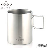 ����l�� �}�O�J�b�v 330ml �����߂�n���h���̓�d�\���X�e�����X�}�O