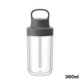 KINTO �L���g�[ TO GO BOTTLE 360ml �_�[�N�O���[ �X�g���[�t�ŕ��V�����y���߂��d�\���̃v���{�g��