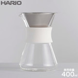 Simply HARIO �n���I �O���X �R�[�q�[���[�J�[ 1-2�t�p 400ml S-GCM-40-W