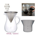 KINTO SLOW COFFEE STYLE �R�[�q�[�J���t�F�Z�b�g 600ml�@SCS-04-CC�@27621