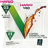 HARIO �n���I V60 03�p �~���t�B���^�[ 100�� VCF-03-100W ��