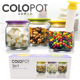 �H�i�ۑ��e�� �o�L���[���Z�[�o�[ �R���|�b�g 500ml 3�_�Z�b�g