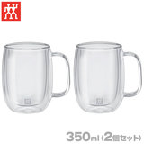 ZWILLING �c���B�����O �\�����g �v�E�H�[���O���X �R�[�q�[�}�O 350ml �Q�Z�b�g 39500-112