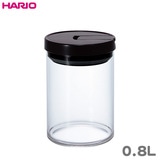 ハリオ 珈琲キャニスターM コーヒー粉200g ブラック MCNR-200B