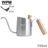 WPM �h���b�v�R�[�q�[�p�P�g�� 700ml �V���o�[ HA1632 �X�e�����X WPM Pour-over Kettle