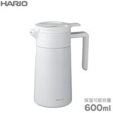 HARIO �n���I �Z���~�b�N�R�[�e�B���O �^���d�ۉ��|�b�g 600mL �z���C�g CHP-600-W