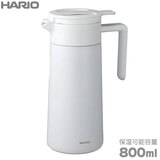 HARIO �n���I �Z���~�b�N�R�[�e�B���O �^���d�ۉ��|�b�g 800mL �z���C�g CHP-800-W