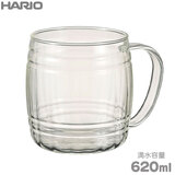 HARIO �n���I �ϔM�O���X �o���� 620ml HGB-620-M