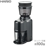 HARIO �n���I V60 �d���R�[�q�[�O���C���_�[ �R���p�N�gN EVCN-8-B �z�b�p�[�e��100g ��������