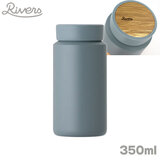 RIVERS リバーズ ドリンクボトル モク アッシュブルー 350ml 真空ステンレスボトル