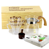 コーノ 名門 4人用 ドリッパーセット ウッド (MD40WD)