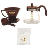 コーノ 名門 4人用 ドリッパーセット チョコ (MD-40CH)