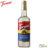 Torani �g���[�j �t���[�o�[�V���b�v �z���C�g�`���R���[�g 750ml �r