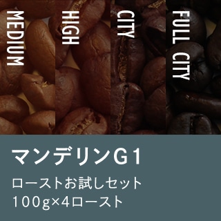 【メール便・配達日時指定不可】 マンデリンG1 ローストお試し4種メール便 (解説付)