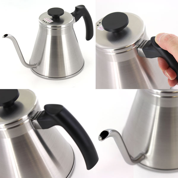 �n���I �R�[�q�[�P�g���@0.8L�@�w�A���C���V���o�[HARIO�@V60�h���b�v�P�g���E�t�B�b�g VKF-120-HSV 