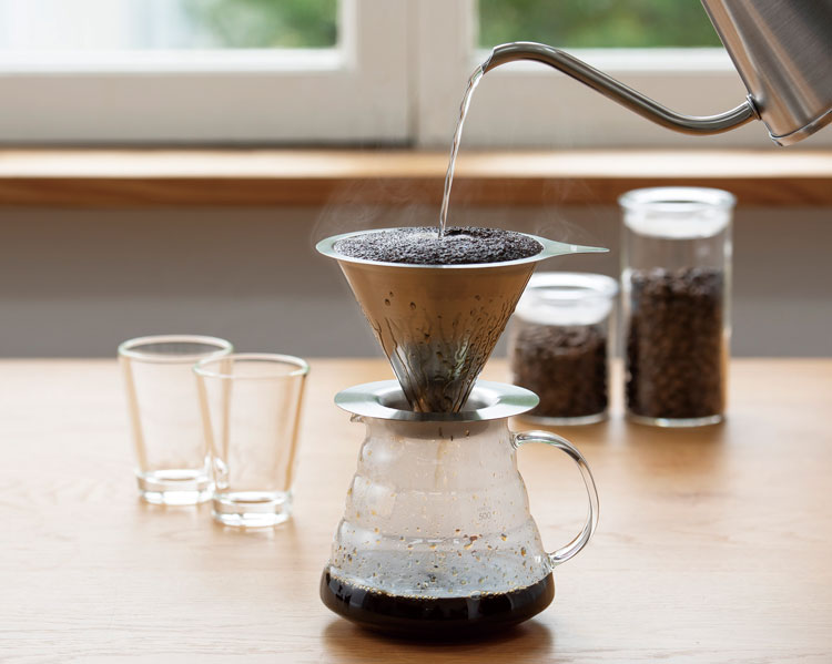 HARIO ハリオ ダブルメッシュメタルドリッパー DMD-02-HSV