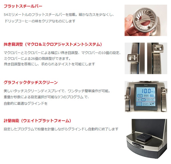 BARATZA Fort-BG バラッツァ フォルテ BG 業務用コンパクト コーヒーグラインダー