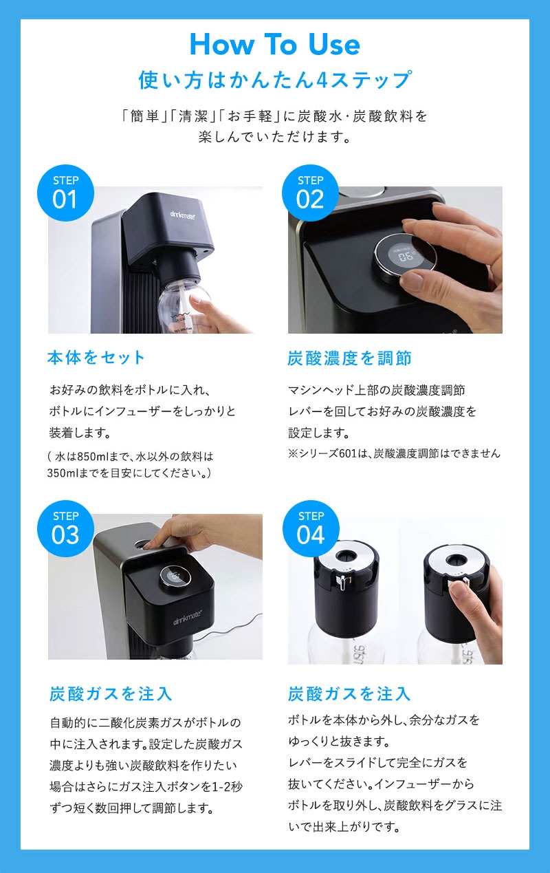 DrinkMate �ƒ�p�Y�_���[�J�[ �h�����N���C�g