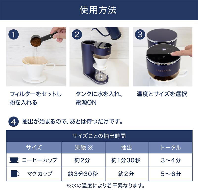 oceanrich��]���d���R�[�q�[���[�J�[ 