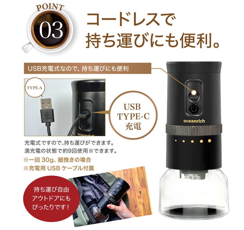 oceanrich �d���R�[�q�[�~�� G3 