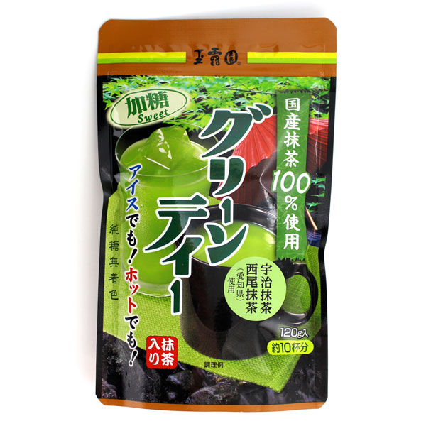 玉露園グリーンティー粉末(加糖)120g