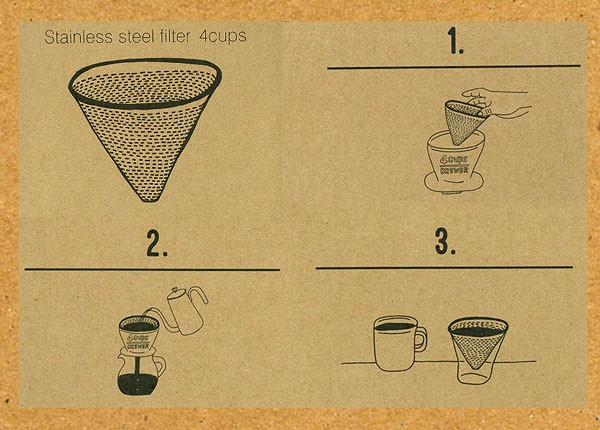 kinto slow coffee style �X�e�����X�t�B���^�[ 